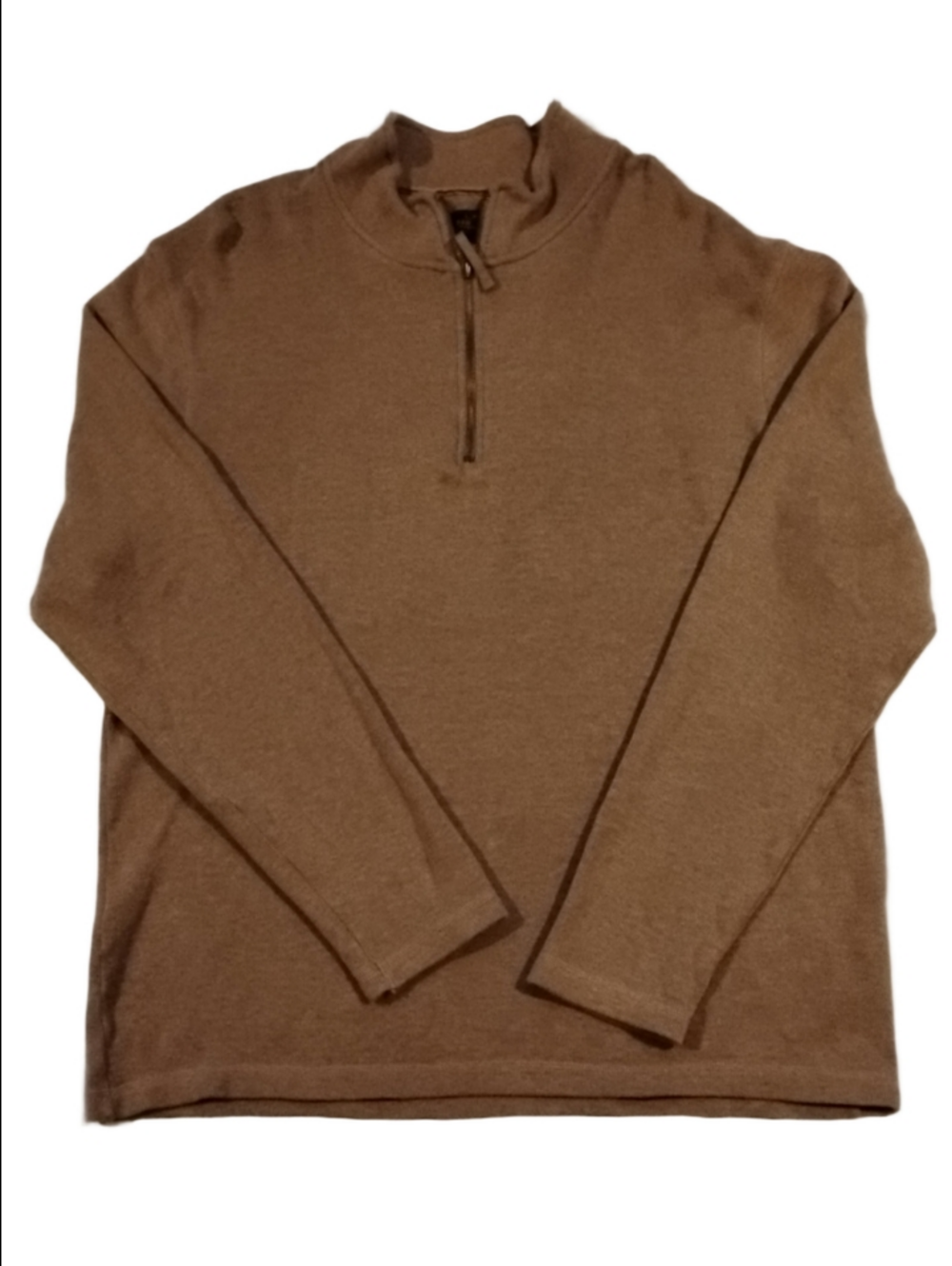 Red Macaw Men's Brown Quarter-Zip Sweater